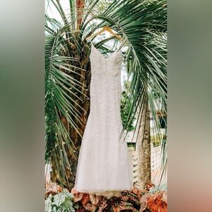 Mon Cheri Elegant White Wedding Dress